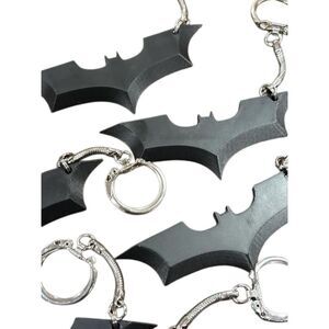 Batman Boxcutter Keychain Pack | Set of 10 | Dark Knight | Bats | Party Favors
